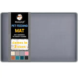 MateeyLife Silicone Cat & Dog Food Mat – Waterproof, Anti-Slip, Raised Edge Pet Feeding Mat