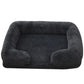 Plush Round Pet House – Winter Bed for Cats & Dogs