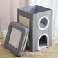 Triple-Tier Cat Condo - All-Season Foldable Pet Bed