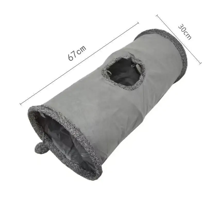 Whisker Wonderland - Foldable Plush Cat Tunnel