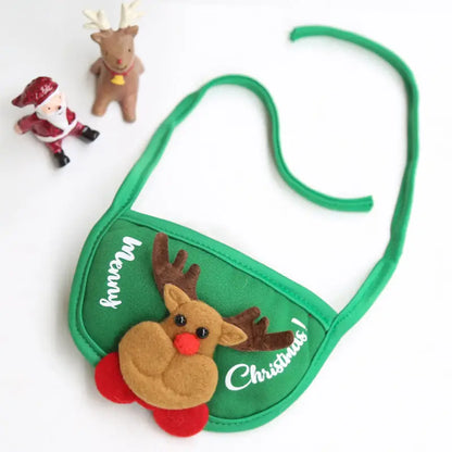Festive Pet Set - Christmas Hat & Bib for Dogs and Cats