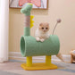 Integrated Cat Climbing Frame & Bed – Compact Sisal Rack