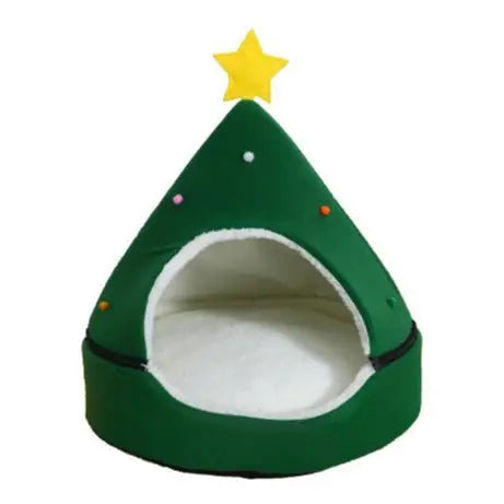 The Cozy Cabin Pet House - Festive Holiday Hideaway