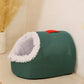 Alpine Retreat - Portable Plush Pet Bed for Cats & Small Dogs