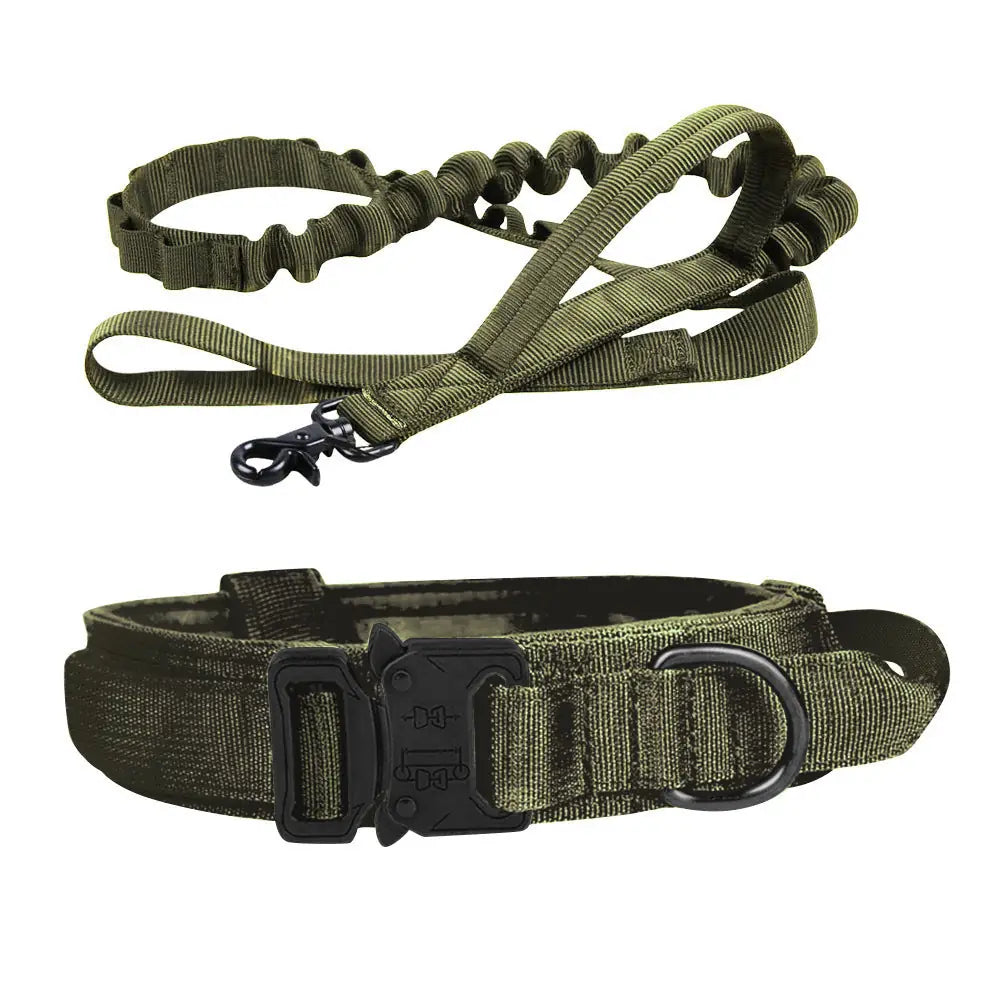 Tactical Dog Collar & Leash Set – Military-Grade for Training
