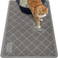 GORILLA GRIP Cat Litter Box Mat, Cushioned Coil Mesh Litter Trapping Mat, Scatter Control, Phthalate Free, Ultra Deep Catch Grooves, Easy Clean