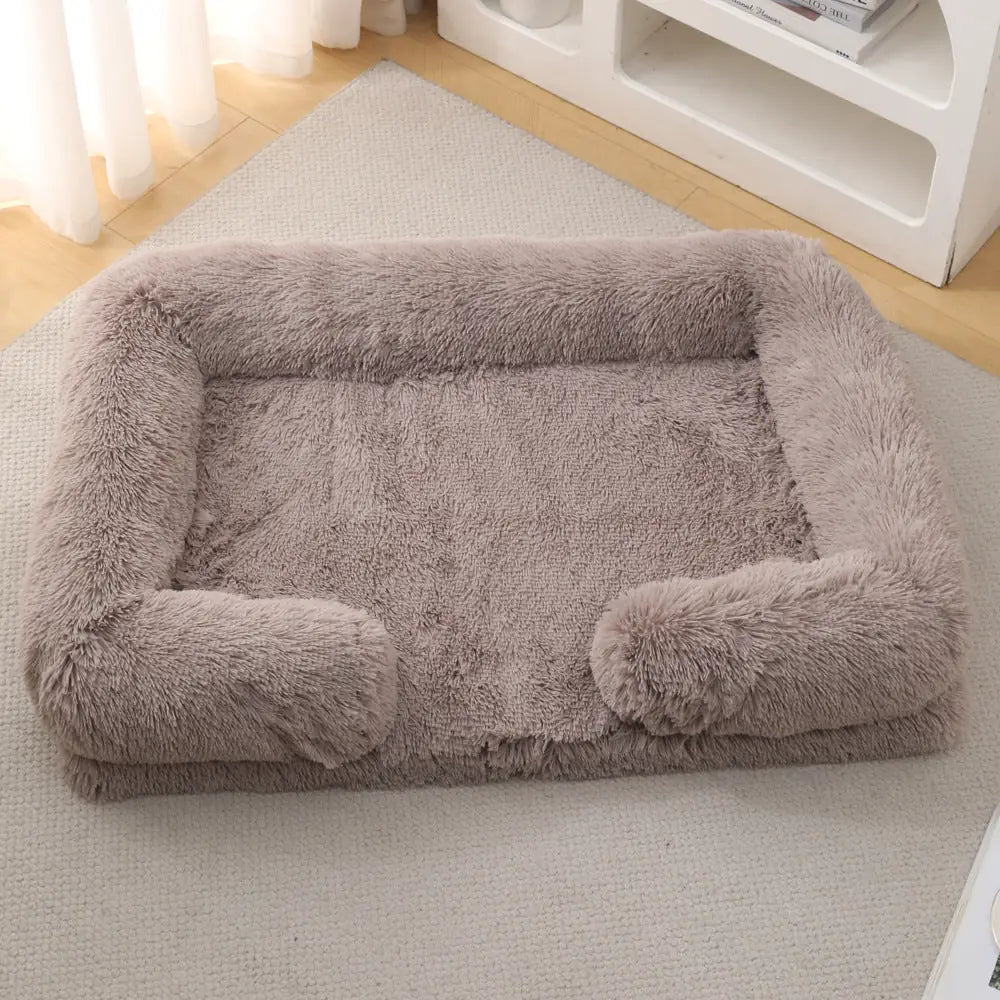 Plush Round Pet House – Winter Bed for Cats & Dogs