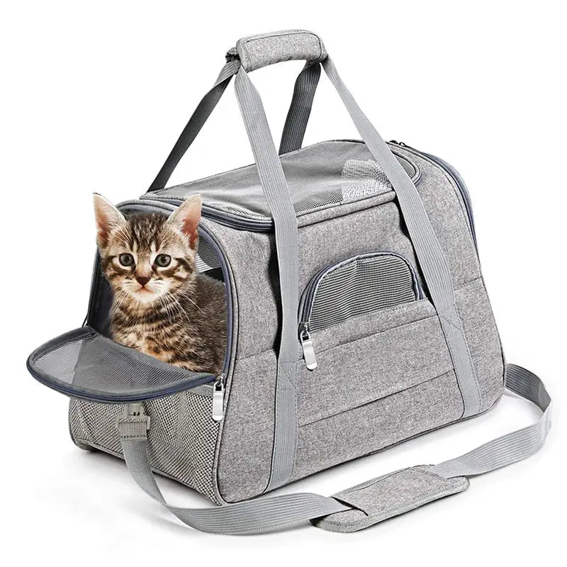 Portable Pet Backpack – Dog Outing & Crossbody Travel Bag