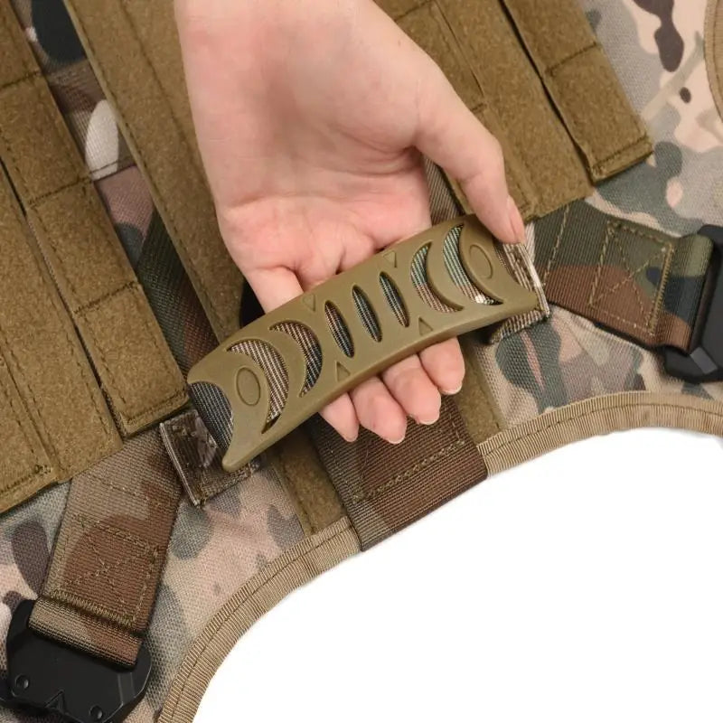 Tactical Dog Vest – MOLLE Outdoor Harness
