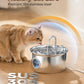 Best Cat Water Fountain for Picky Cats – 88oz Stainless Steel, LED Indicator, Quiet Pump, 4-Stage Filter