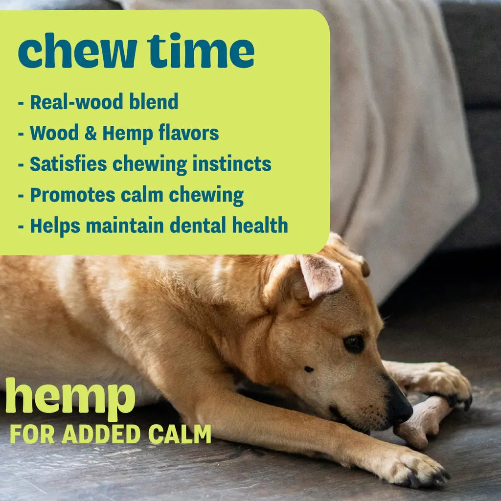 Pupstages Dogwood Calming Dog Chew Toy – Natural Relief for Moderate Chewers