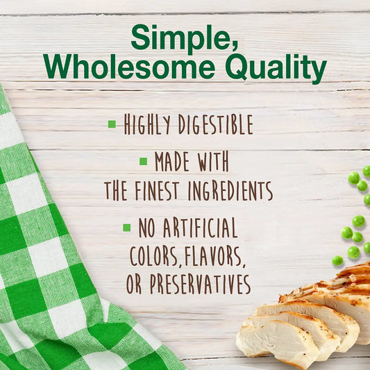 Nylabone Healthy Edibles Natural Dog Chews – Long Lasting Nylabones for Dogs | Chicken, Beef & Bacon