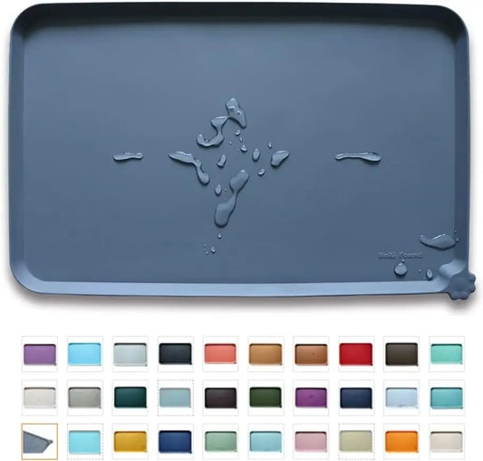 Hoki Found Silicone Pet Feeding Mat | High Raised Lip | 3 Sizes 24 Colors