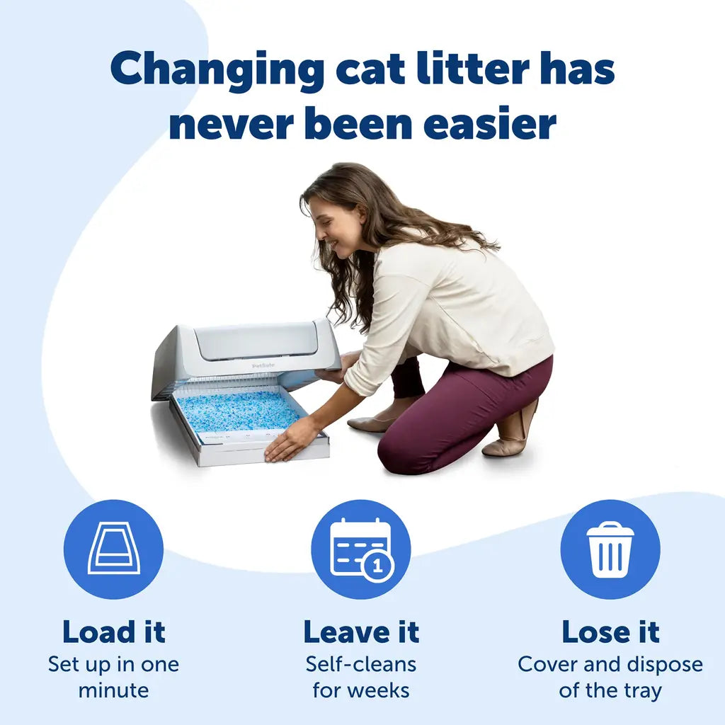 PetSafe ScoopFree Crystal Disposable Cat Litter — No-Scoop Refill Trays