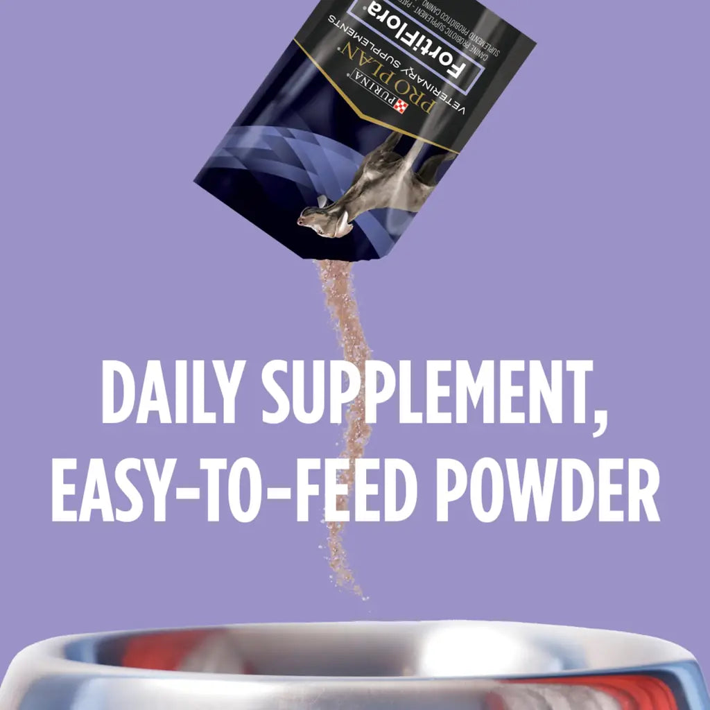 Dog Probiotics FortiFlora Daily Probiotic Supplement for Dogs — Purina Pro Plan Veterinary 30 ct
