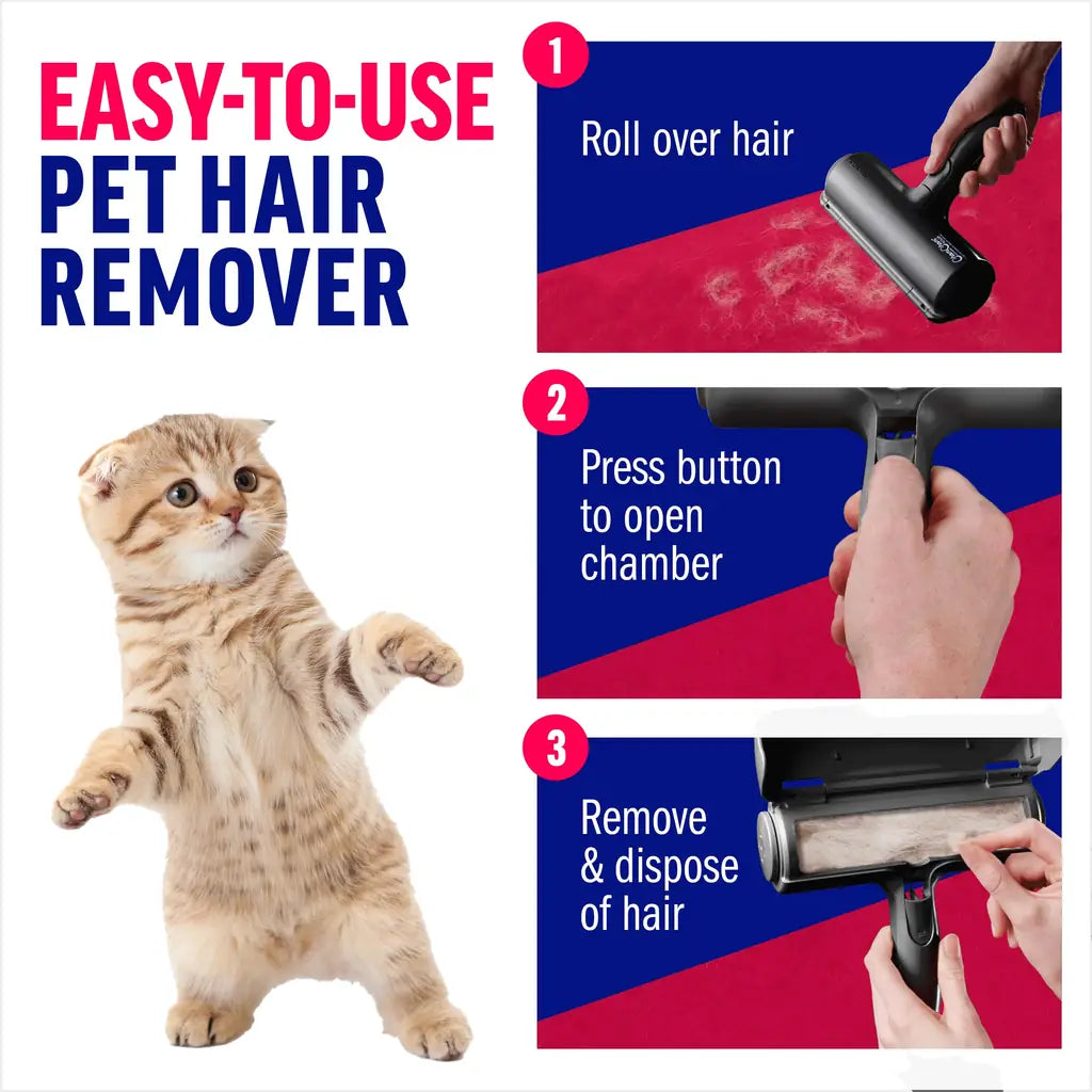 ChomChom Reusable Pet Hair Remover | Best Lint Roller for Dog & Cat Hair