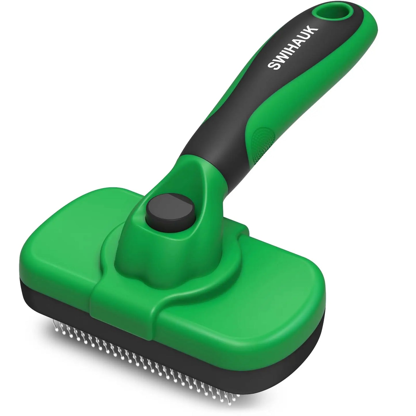 Self-Cleaning Slicker Brush for Dogs & Cats – Gentle Deshedding Tool