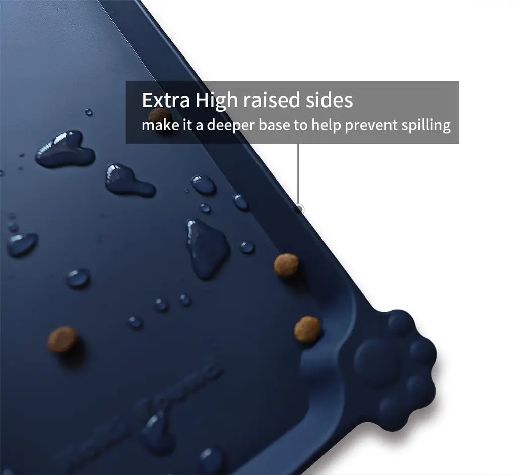 Hoki Found Silicone Pet Feeding Mat | High Raised Lip | 3 Sizes 24 Colors