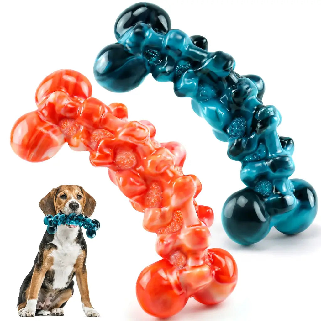 Dog Chew Toys for Aggressive Chewers – 2 Pack Indestructible