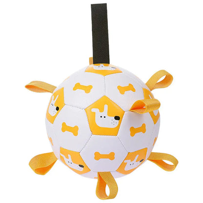 Inflatable Dog Football Toy – Outdoor Training & Teething Fun