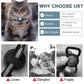 Reflective AirTag Cat Collar with Integrated Holder, Bell & Safety Elastic