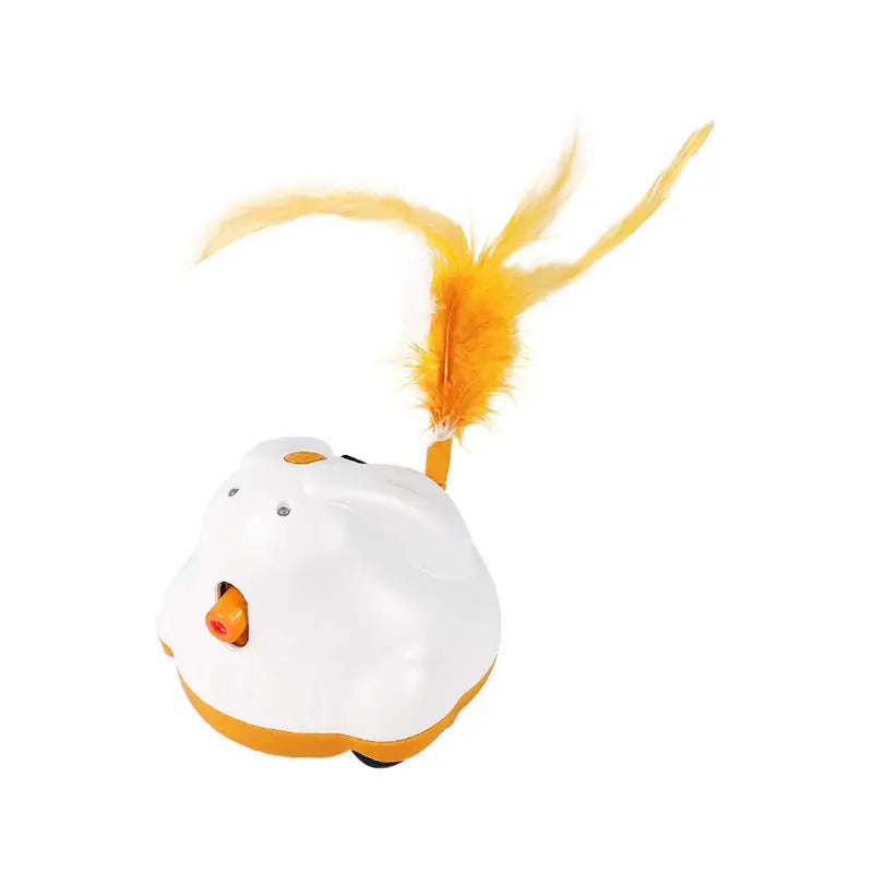 Electric Cat Toys – 4-in-1 Interactive Feather & Laser Turntable Toy for Cats | Automatic Teasing Stick & Fishing Rod
