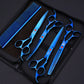 7.0 Inch Jipai Colorful Pet Grooming Scissors Set – Professional Colorful Stainless Steel Shears for Dogs & Cats