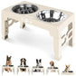 Elevated Dog Bowl Slow – Anti Bloat & Adjustable Dog Feeder