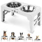 Elevated Dog Bowl Slow – Anti Bloat & Adjustable Dog Feeder