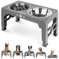 Elevated Dog Bowl Slow – Anti Bloat & Adjustable Dog Feeder
