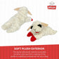 Lamb Chop Dog Plush Toy - Squeaky Toy for Small & Medium Dogs