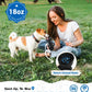 Lesotc Portable Dog Water Bottle with Bowl – 18oz / 28oz / 77oz Leak-Proof Dispenser for Dogs