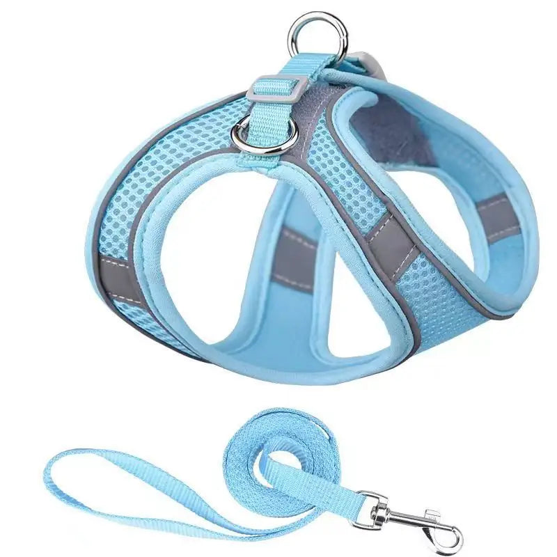Adventure-Flow Reflective Harness & Leash Set