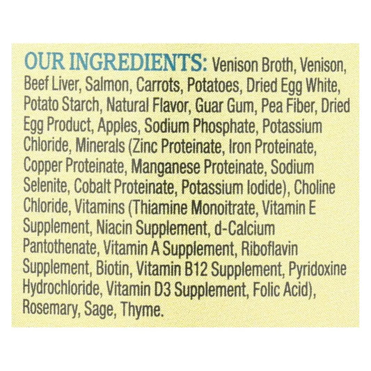 Wellness Pet Products Dog Food – Venison & Salmon with Potatoes & Carrots (Case of 12, 12.5 oz cans)