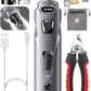 LED Dog Nail Grinder | 3-Speed Rechargeable Quiet Claw Trimmer