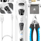 LED Dog Nail Grinder | 3-Speed Rechargeable Quiet Claw Trimmer