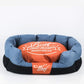 Teflon Easy-Clean Square Pet Bed – For Small & Medium Dogs or Cats