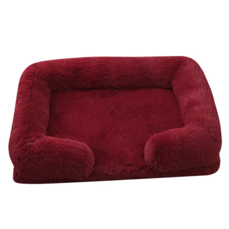 Plush Round Pet House – Winter Bed for Cats & Dogs