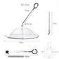 Transparent C-Shaped Pet Umbrella – Adjustable Dog Walking Umbrella Leash for Rainy Days (Hands-Free, Waterproof)