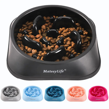 Choking Puzzle Cat Food Bowls That Protect Against Bloat