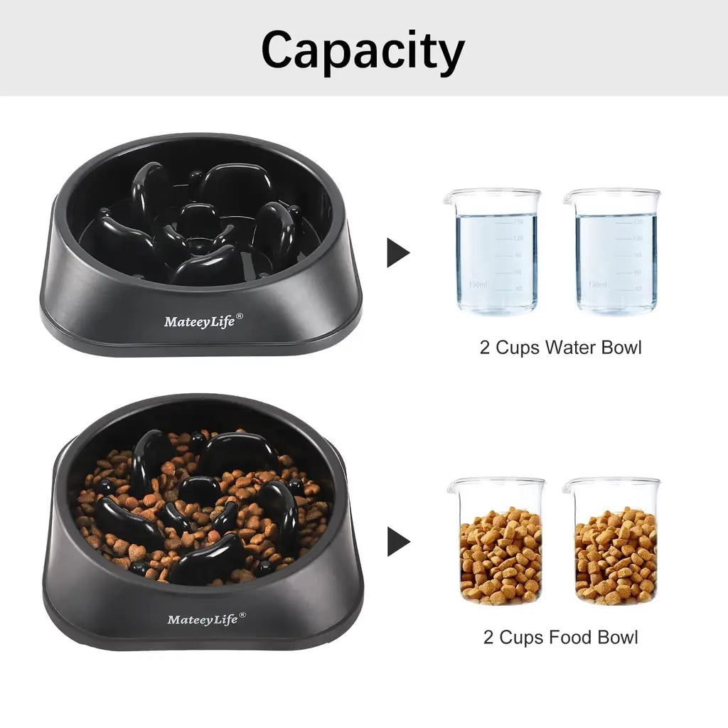 Choking Puzzle Cat Food Bowls That Protect Against Bloat