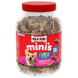 Milk-Bone Mini's Flavor Snacks | Mini Dog Treats | Beef, Chicken & Bacon | 2.25 lb, 15oz & Grab-and-Go Pouches