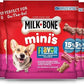 Milk-Bone Mini's Flavor Snacks | Mini Dog Treats | Beef, Chicken & Bacon | 2.25 lb, 15oz & Grab-and-Go Pouches