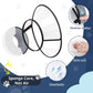 Sponge Core Dog Recovery Donut Collar – Soft Cone Alternative with Clear Vision Shield