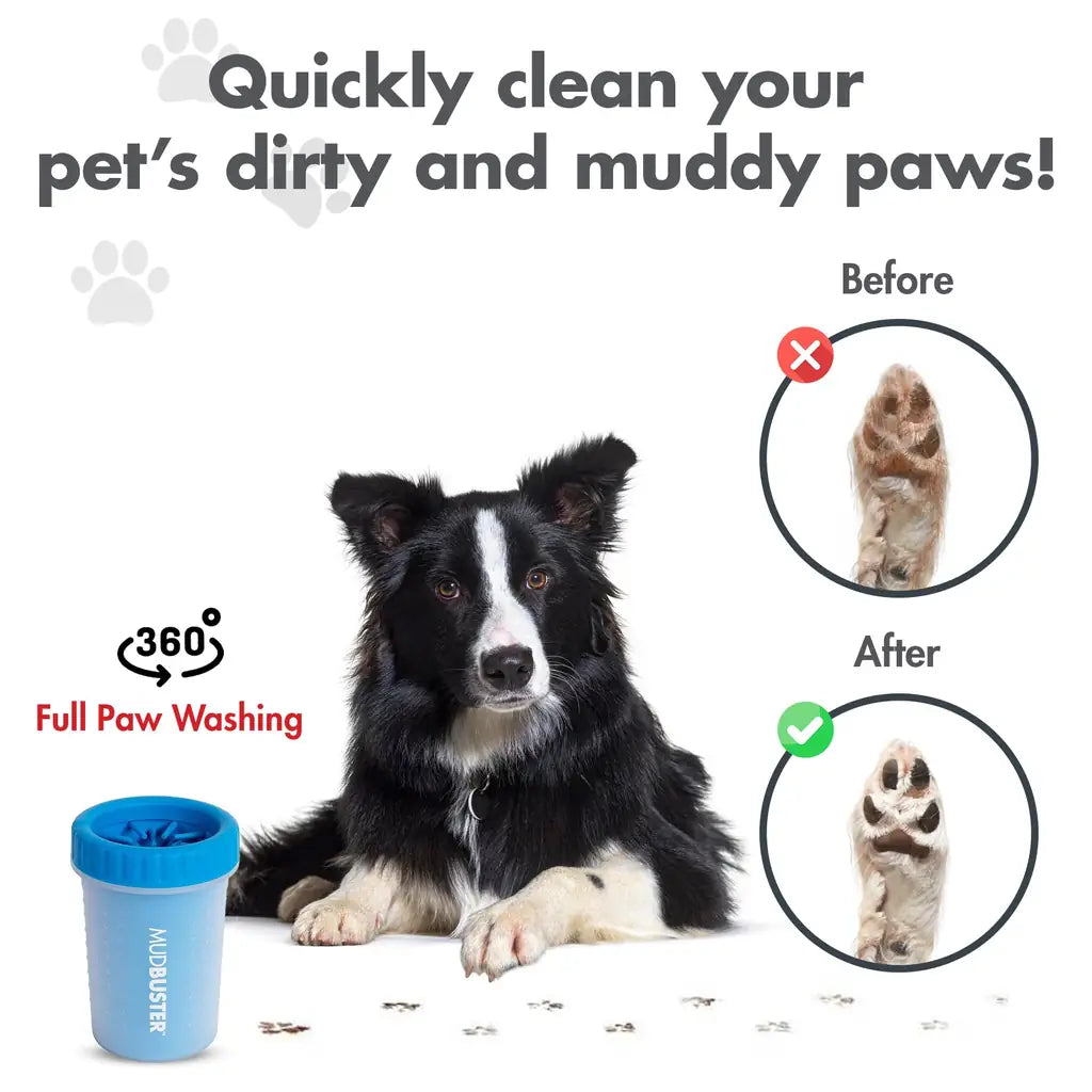 MudBuster Portable Dog Paw Cleaner Cup | Medium