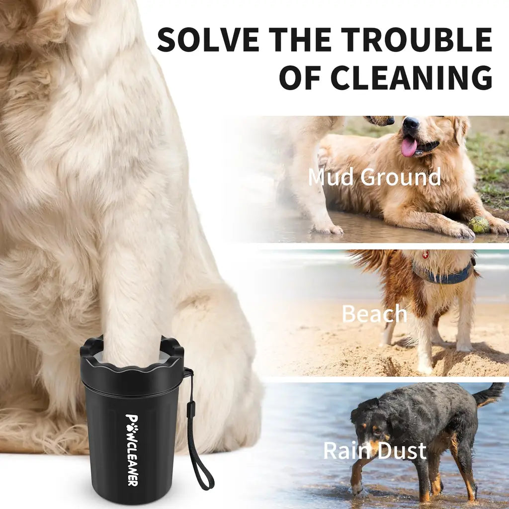 Comotech 7-in-1 Dog Paw Cleaner Cup Kit – Silicone Paw Washer for Dogs & Cats