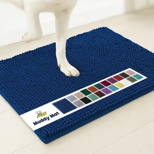 Muddy Mat® Super Absorbent Door Mat Indoor | Microfiber Chenille Entryway Rug | Non-Slip, Machine Washable | 19"x30"