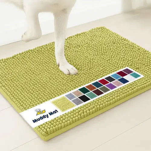 Muddy Mat® Super Absorbent Door Mat Indoor | Microfiber Chenille Entryway Rug | Non-Slip, Machine Washable | 19"x30"
