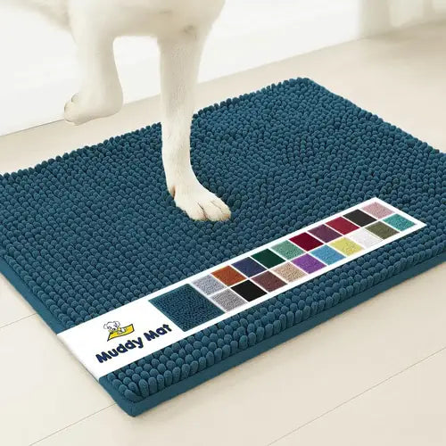 Muddy Mat® Super Absorbent Door Mat Indoor | Microfiber Chenille Entryway Rug | Non-Slip, Machine Washable | 19"x30"