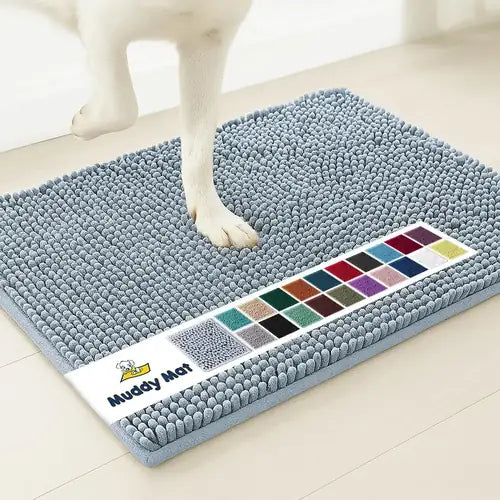 Muddy Mat® Super Absorbent Door Mat Indoor | Microfiber Chenille Entryway Rug | Non-Slip, Machine Washable | 19"x30"